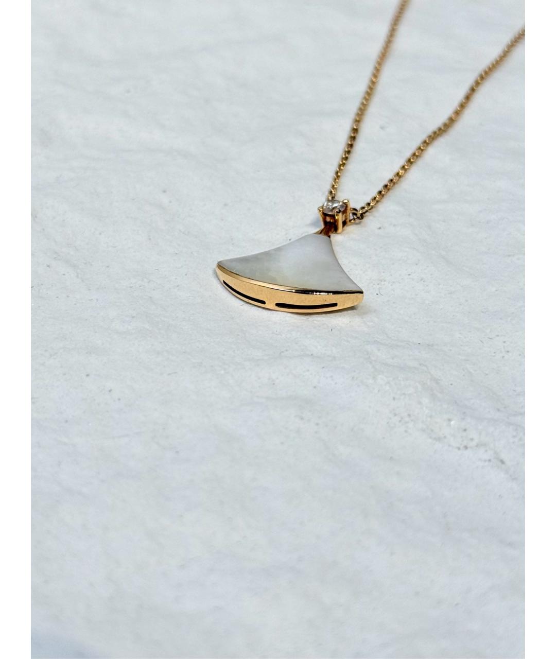 BVLGARI Золотое колье из розового золота, фото 6