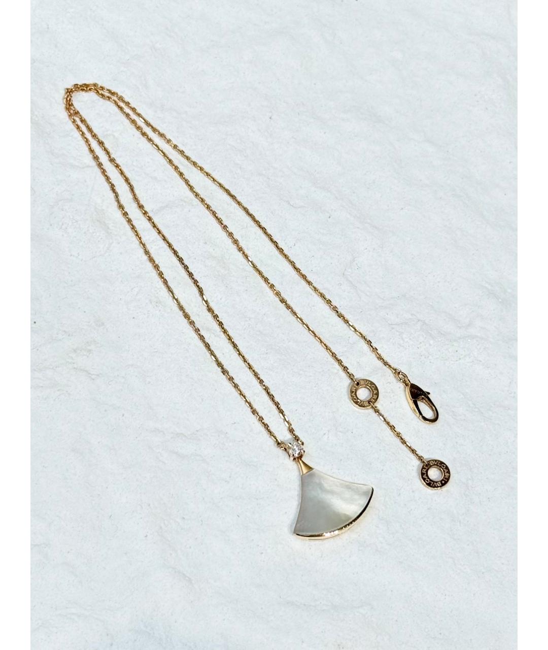 BVLGARI Золотое колье из розового золота, фото 8