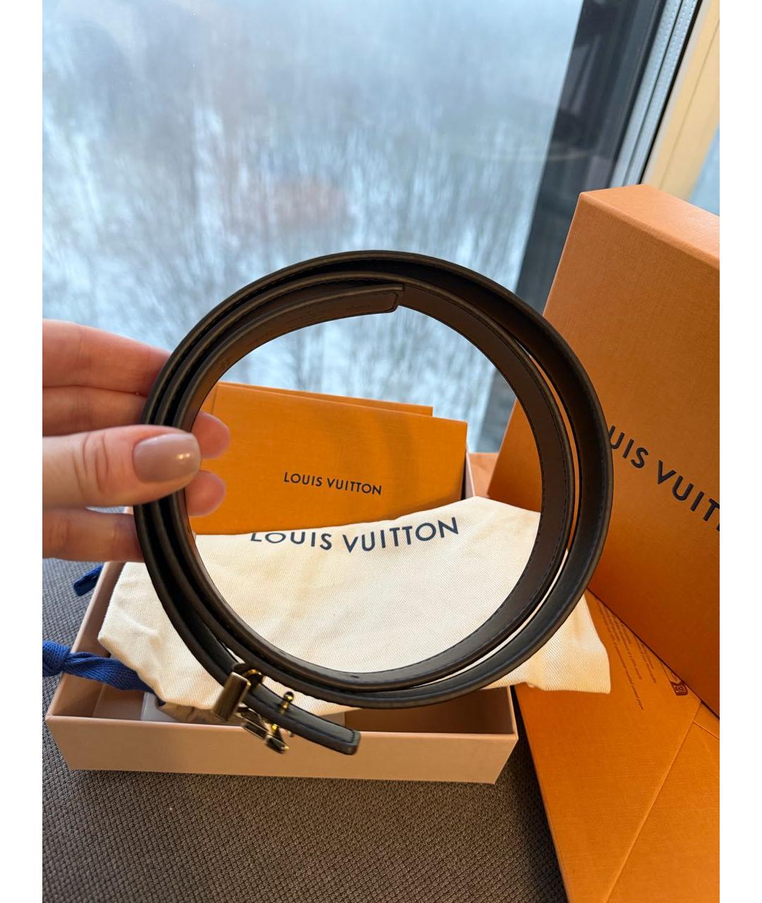 LOUIS VUITTON Коричневый ремень, фото 6