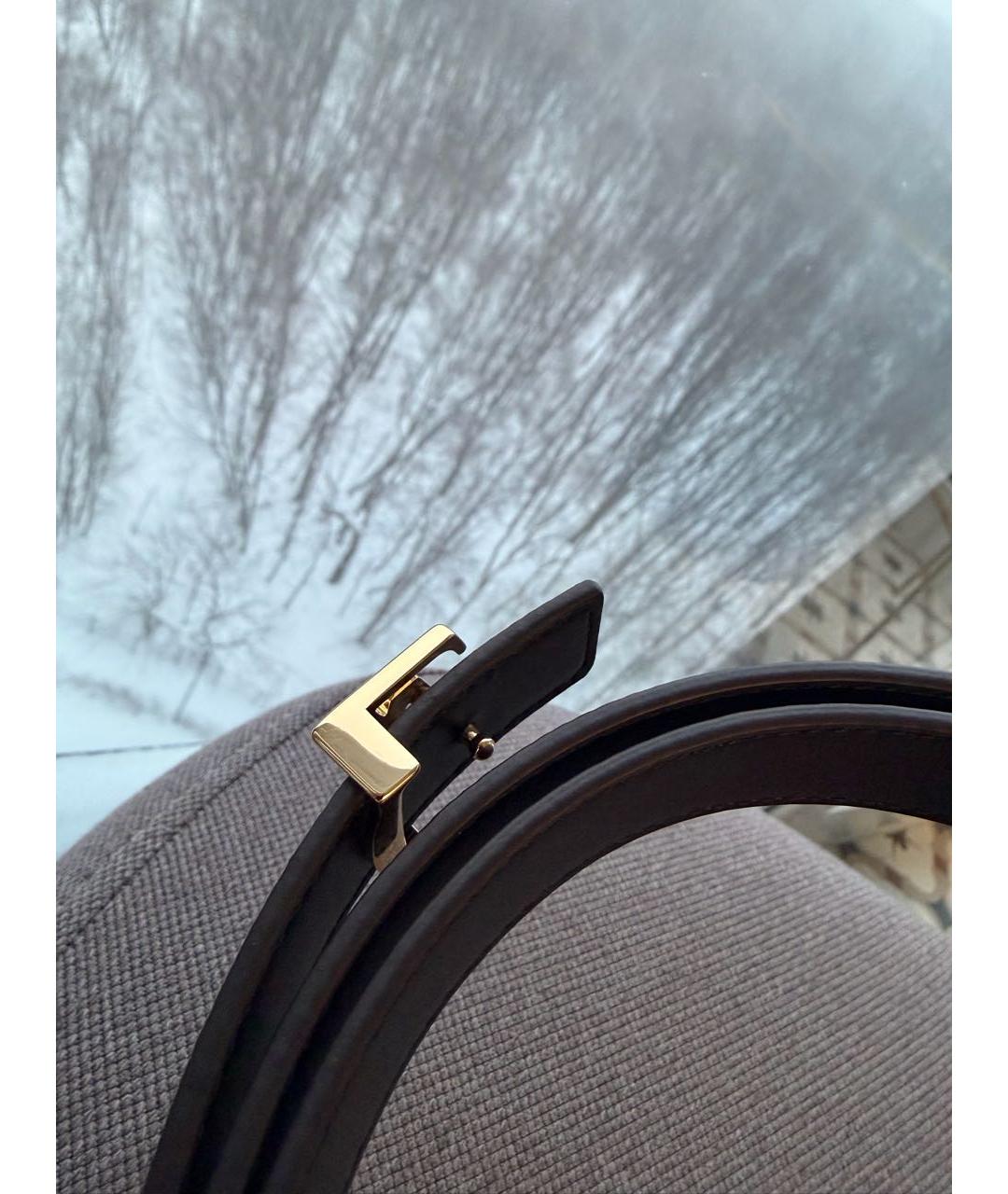 LOUIS VUITTON Коричневый ремень, фото 8
