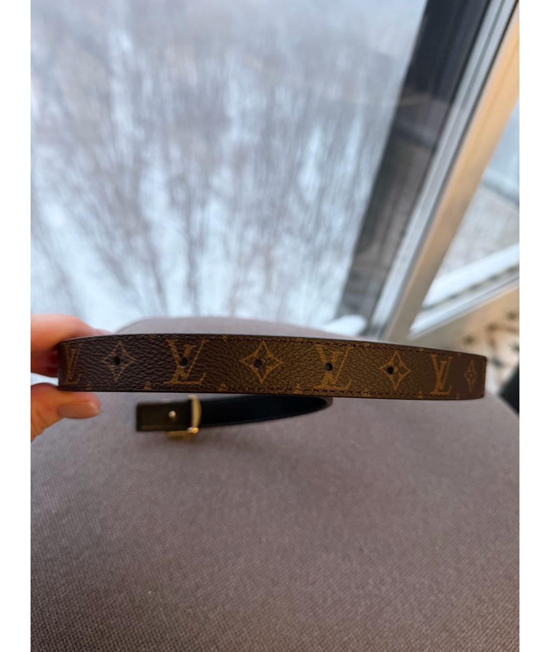 LOUIS VUITTON Коричневый ремень, фото 3