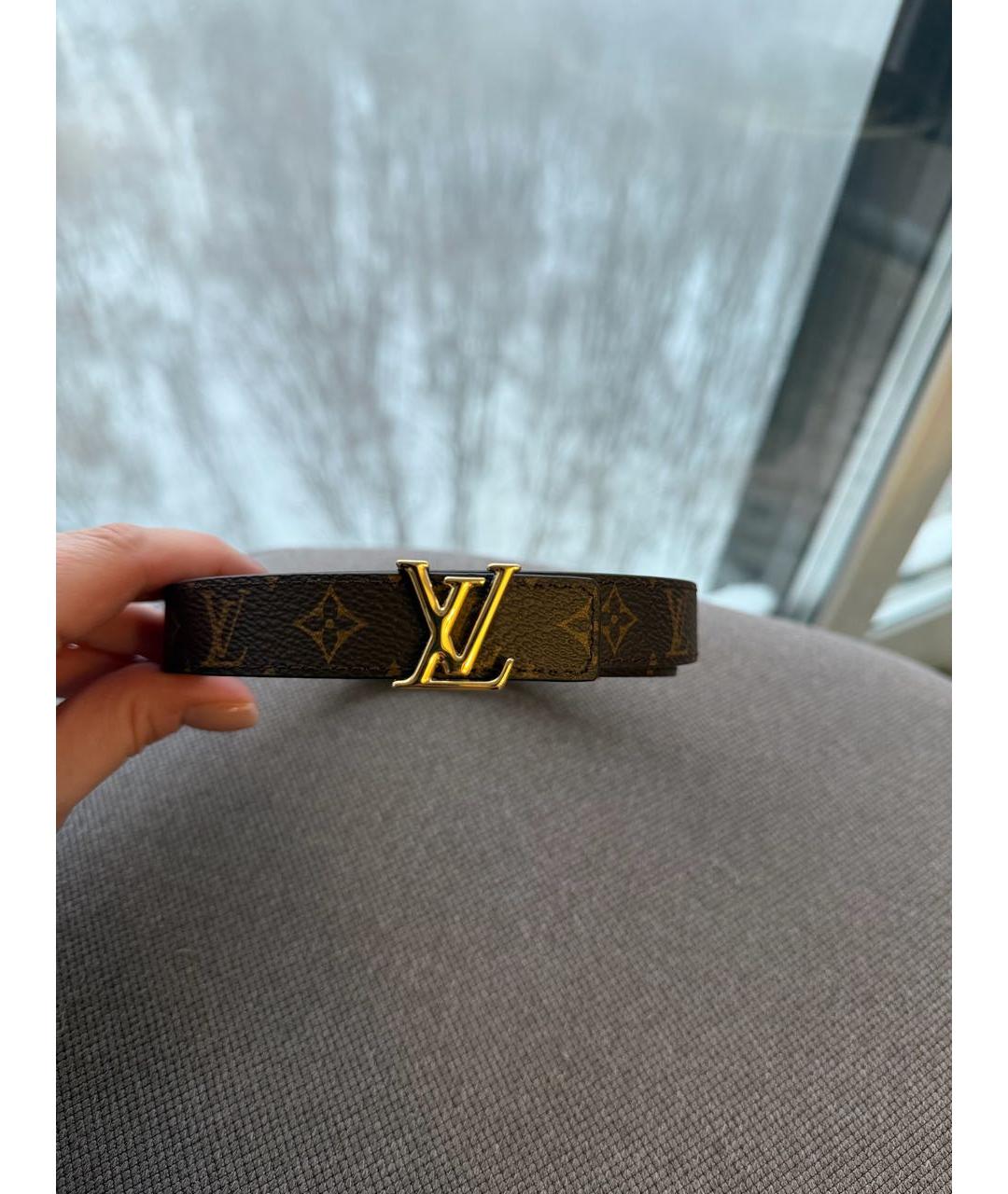 LOUIS VUITTON Коричневый ремень, фото 9