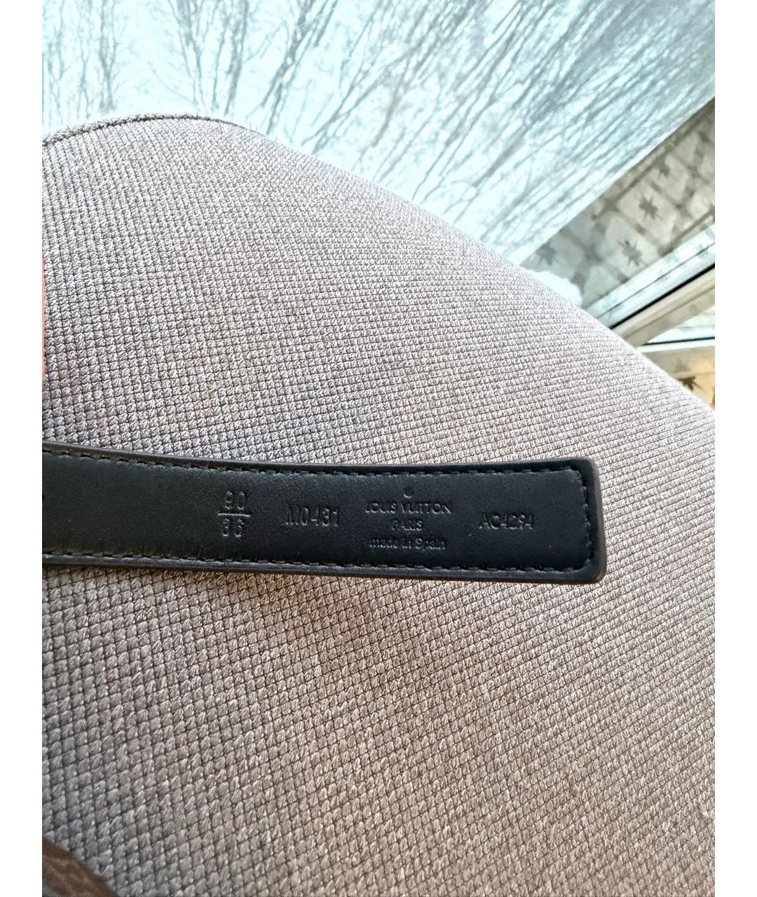 LOUIS VUITTON Коричневый ремень, фото 4