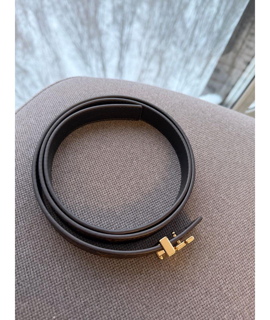 LOUIS VUITTON Коричневый ремень, фото 2