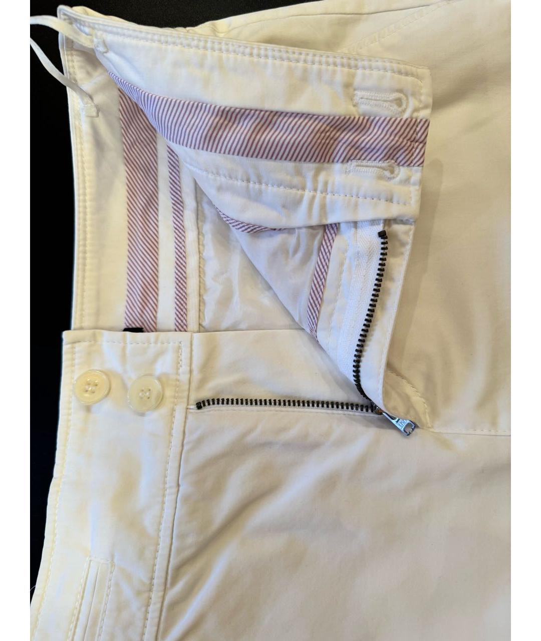 HUGO BOSS Белая хлопковая юбка миди, фото 3