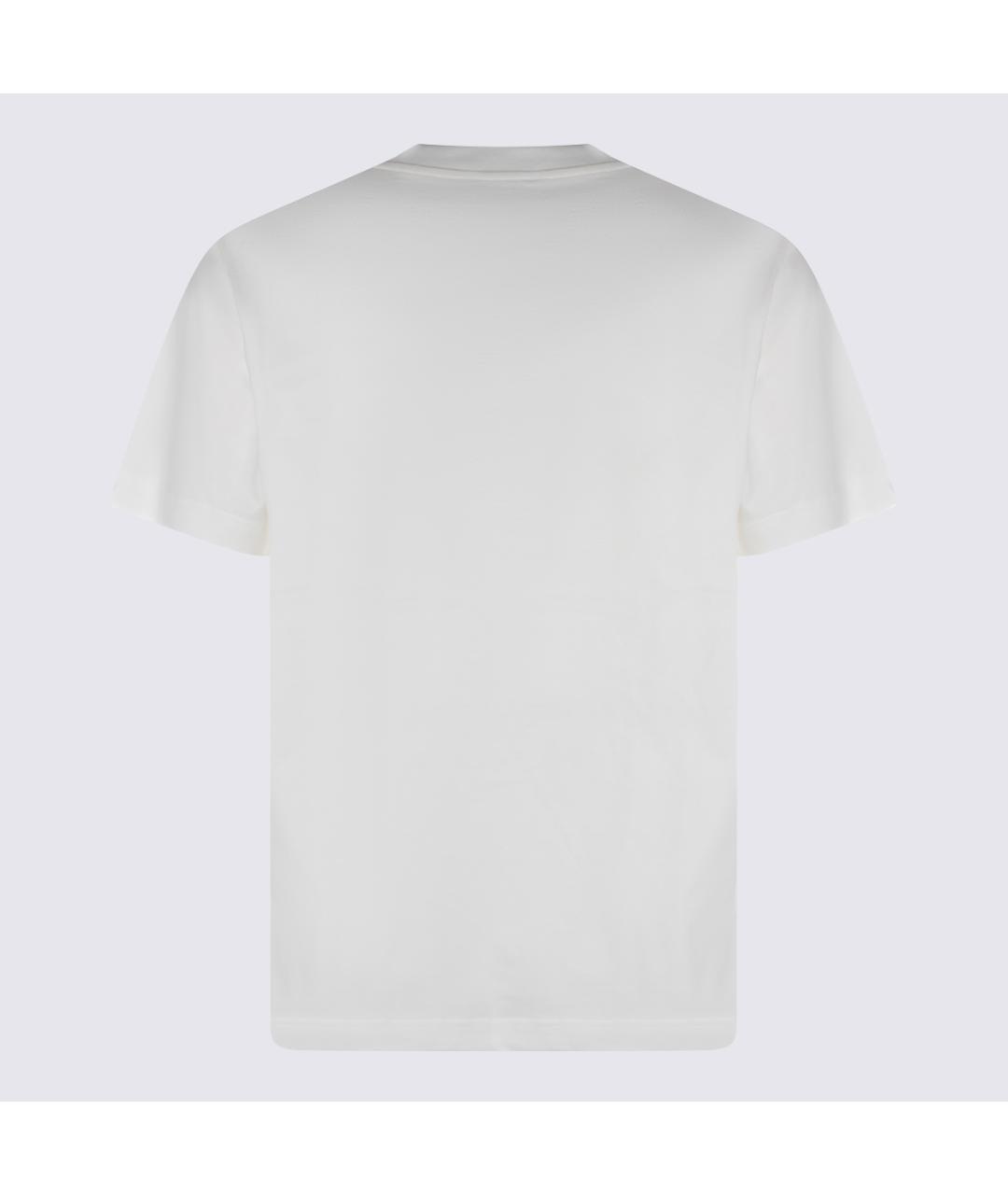 BURBERRY Белая хлопковая футболка, фото 2