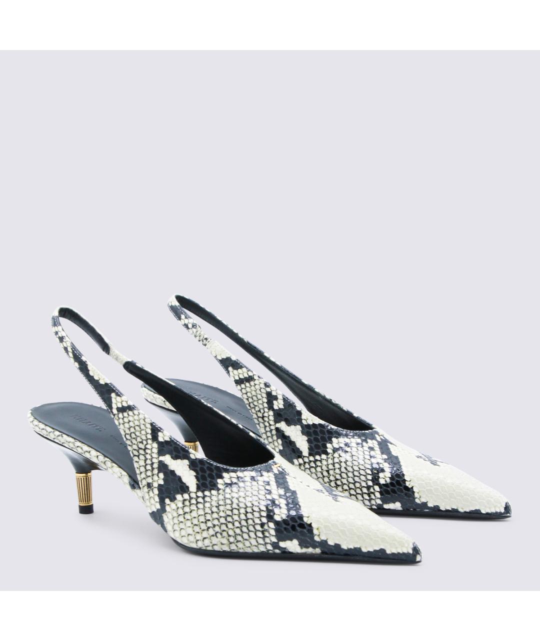 KHAITE Мульти кожаные лодочки на низком каблуке, фото 2