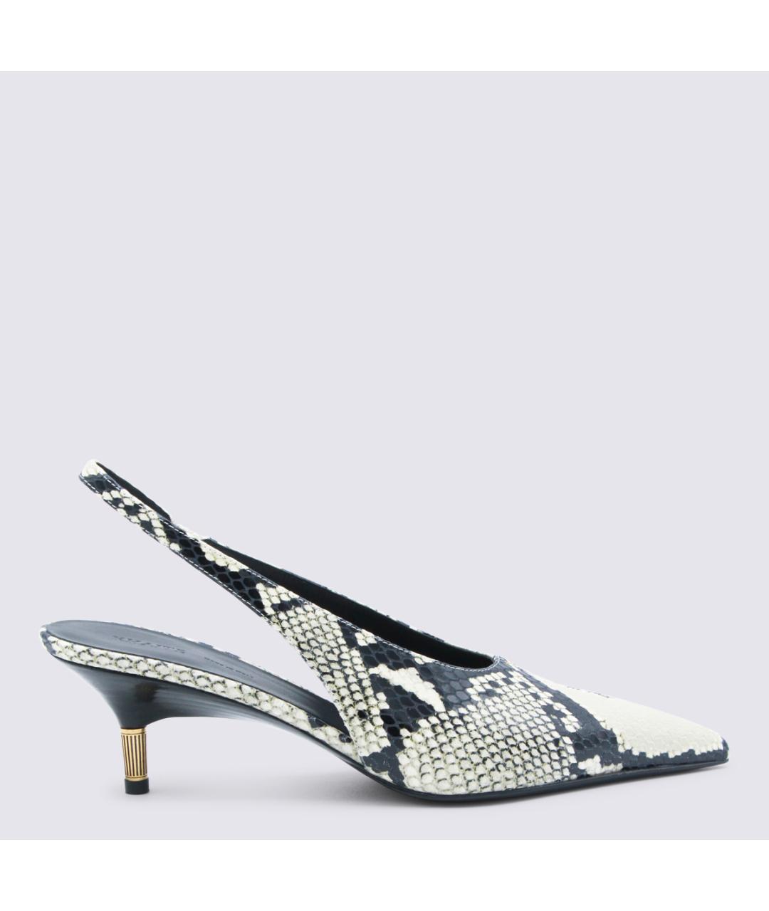 KHAITE Мульти кожаные лодочки на низком каблуке, фото 5