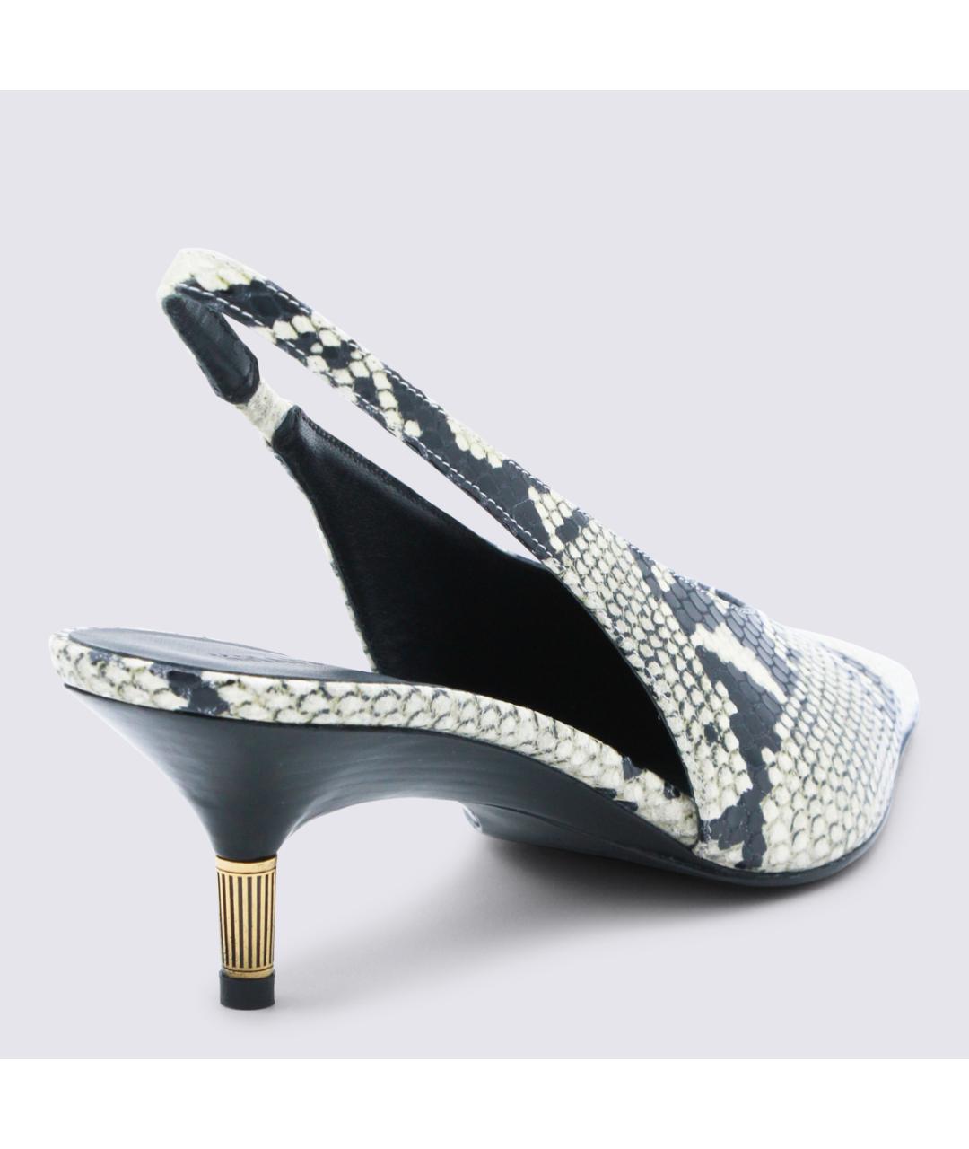 KHAITE Мульти кожаные лодочки на низком каблуке, фото 3