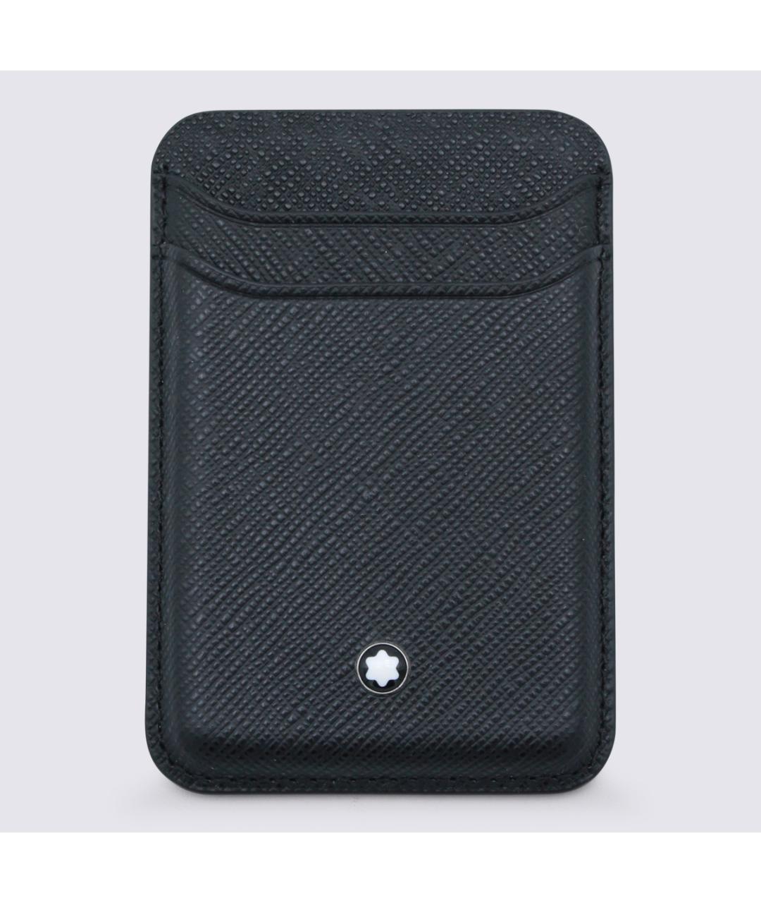 MONTBLANC Темно-синий кожаный кардхолдер, фото 3
