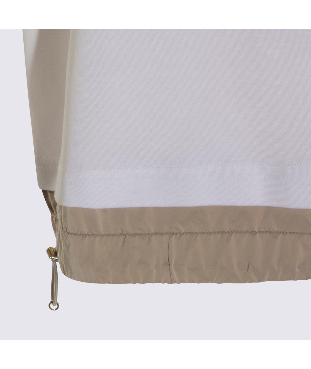 MOORER Белая футболка, фото 4