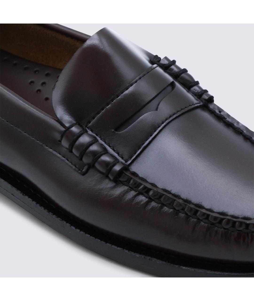 SEBAGO Бордовые кожаные лоферы, фото 4