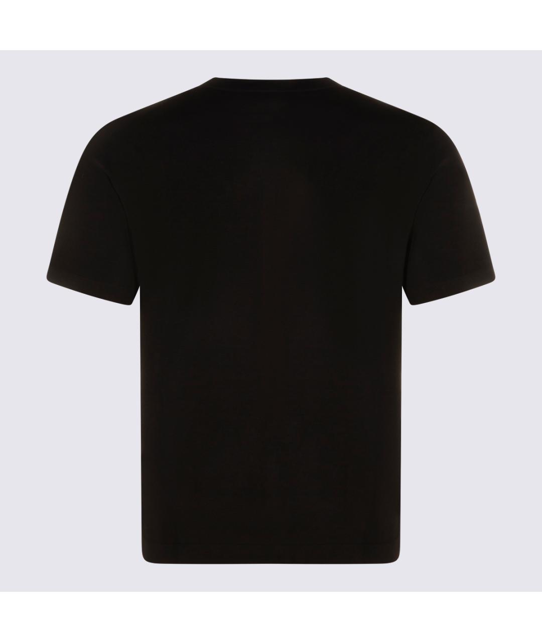 ZEGNA Черная хлопко-шерстяная футболка, фото 2