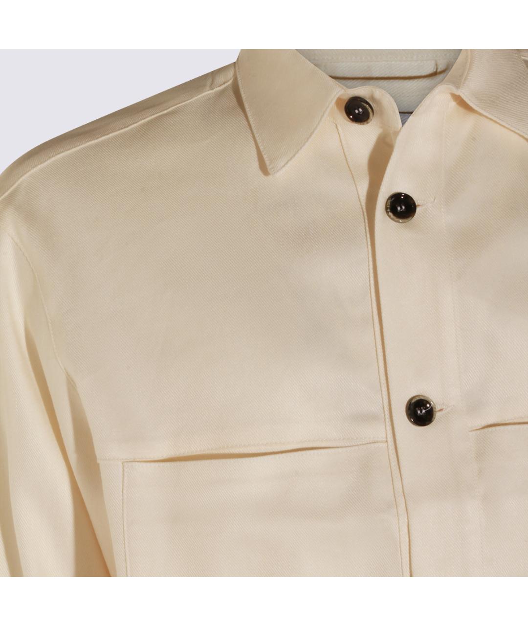 NINE IN THE MORNING Бежевая льняная куртка, фото 3
