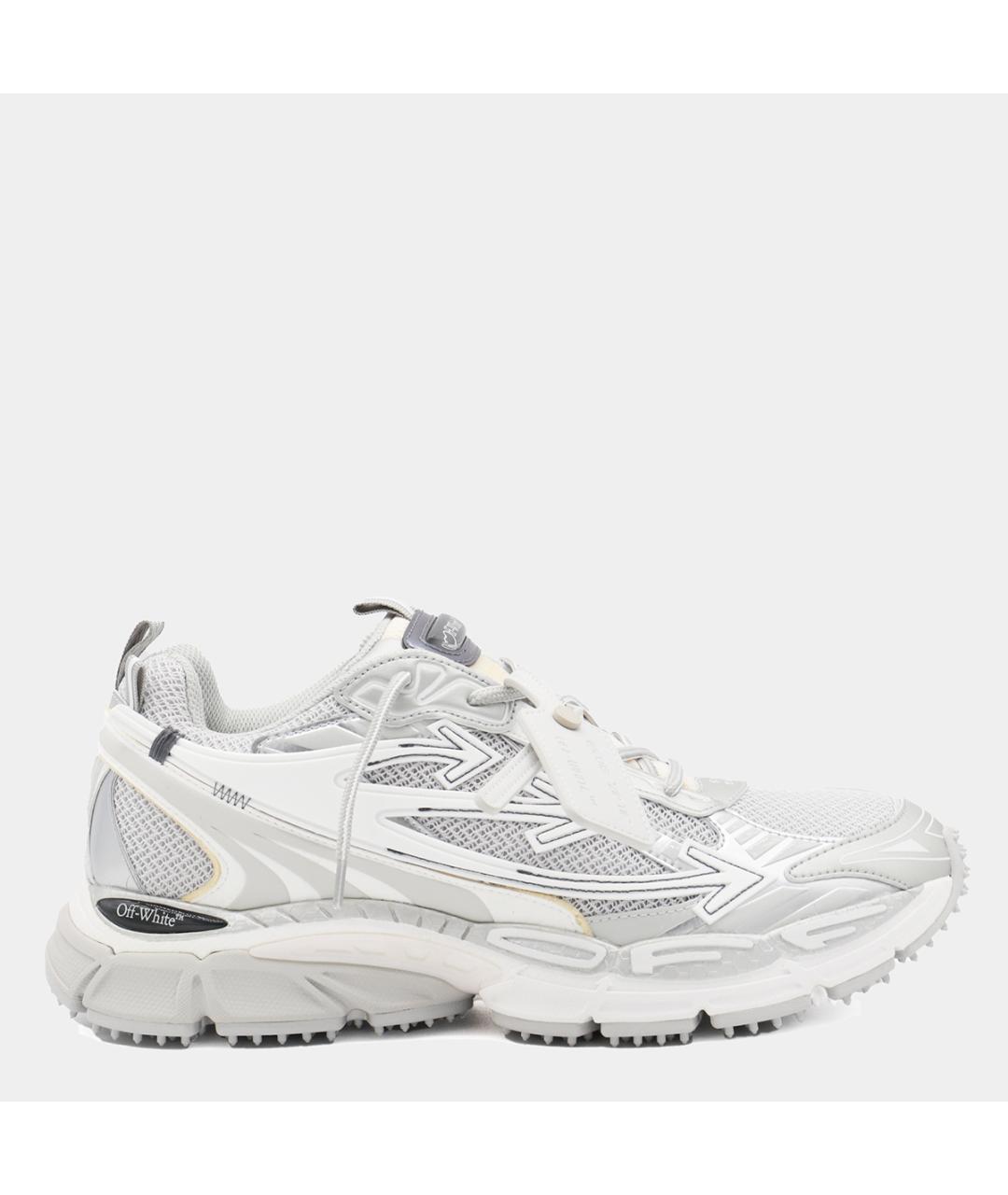 OFF-WHITE Серые низкие кроссовки / кеды, фото 3