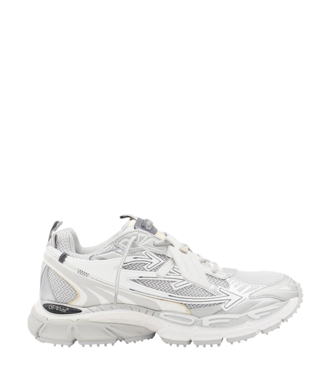 OFF-WHITE Серые низкие кроссовки / кеды, фото 1