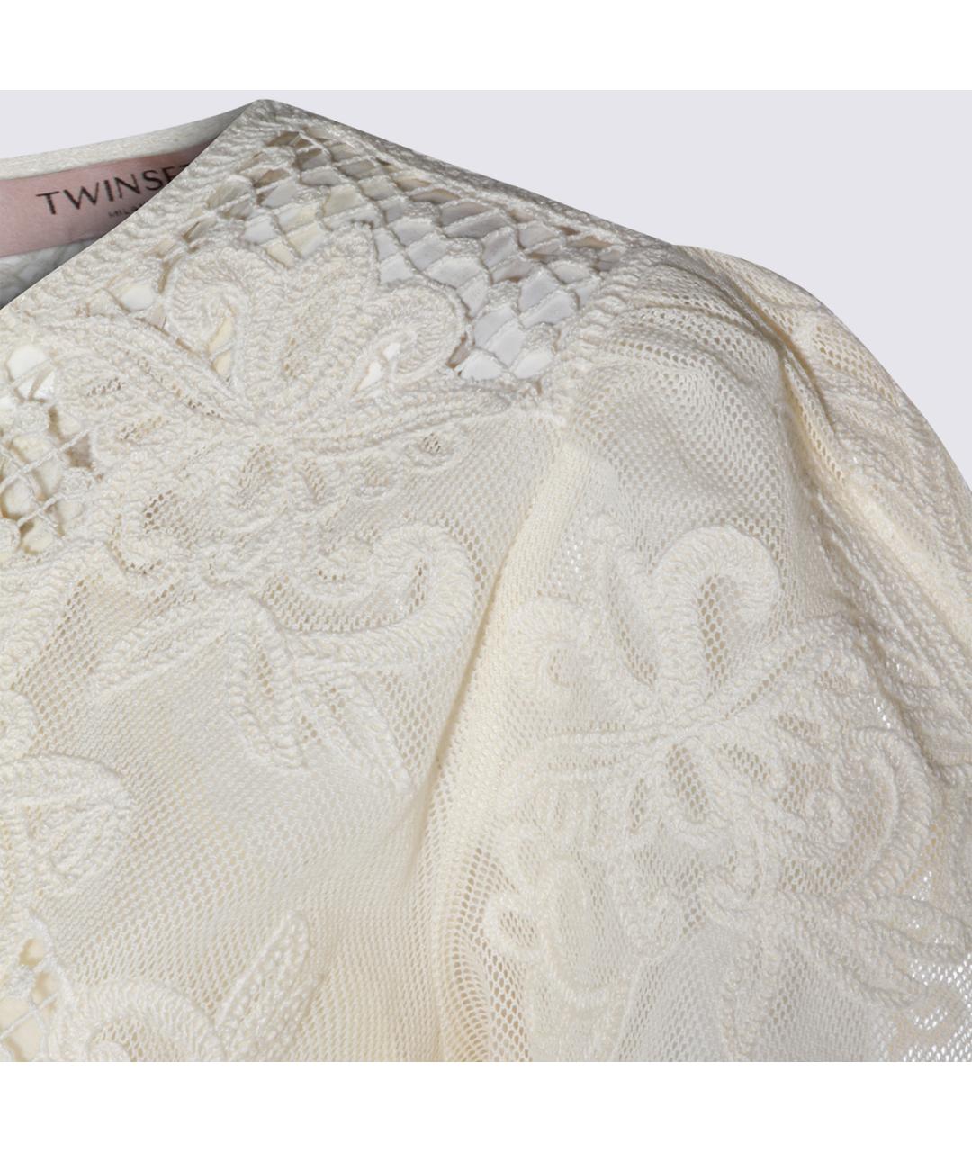 TWIN-SET Белая майка, фото 3