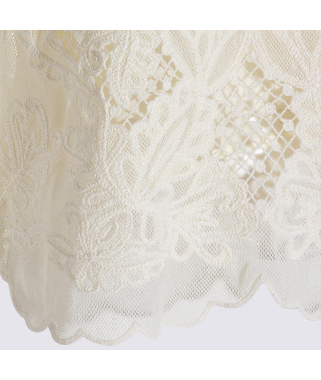 TWIN-SET Белая майка, фото 4