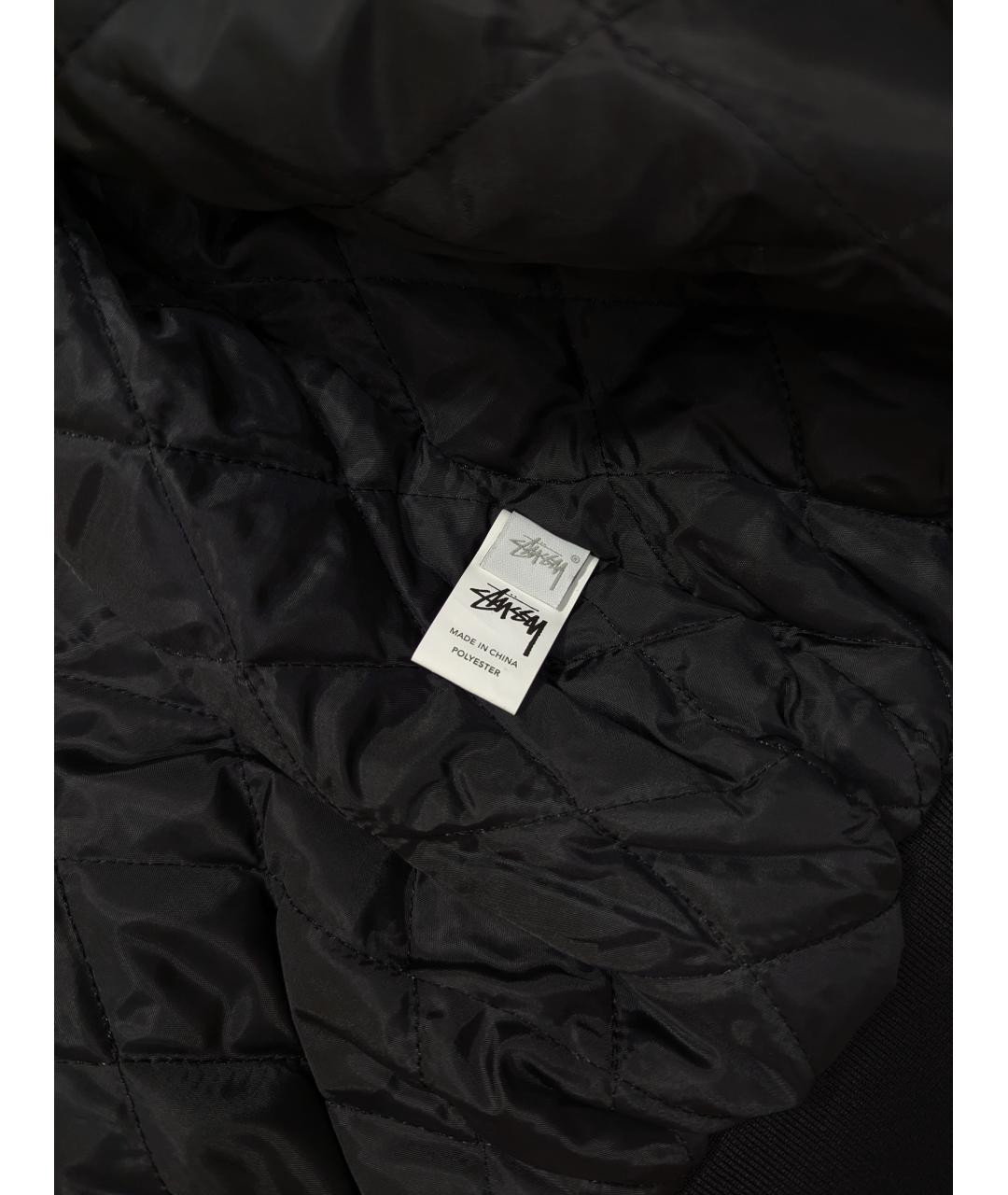 STUSSY Черная полиэстеровая куртка, фото 3