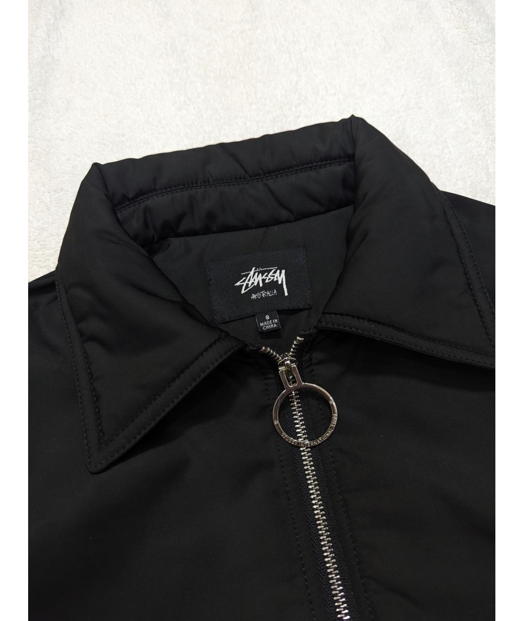 STUSSY Черная полиэстеровая куртка, фото 2