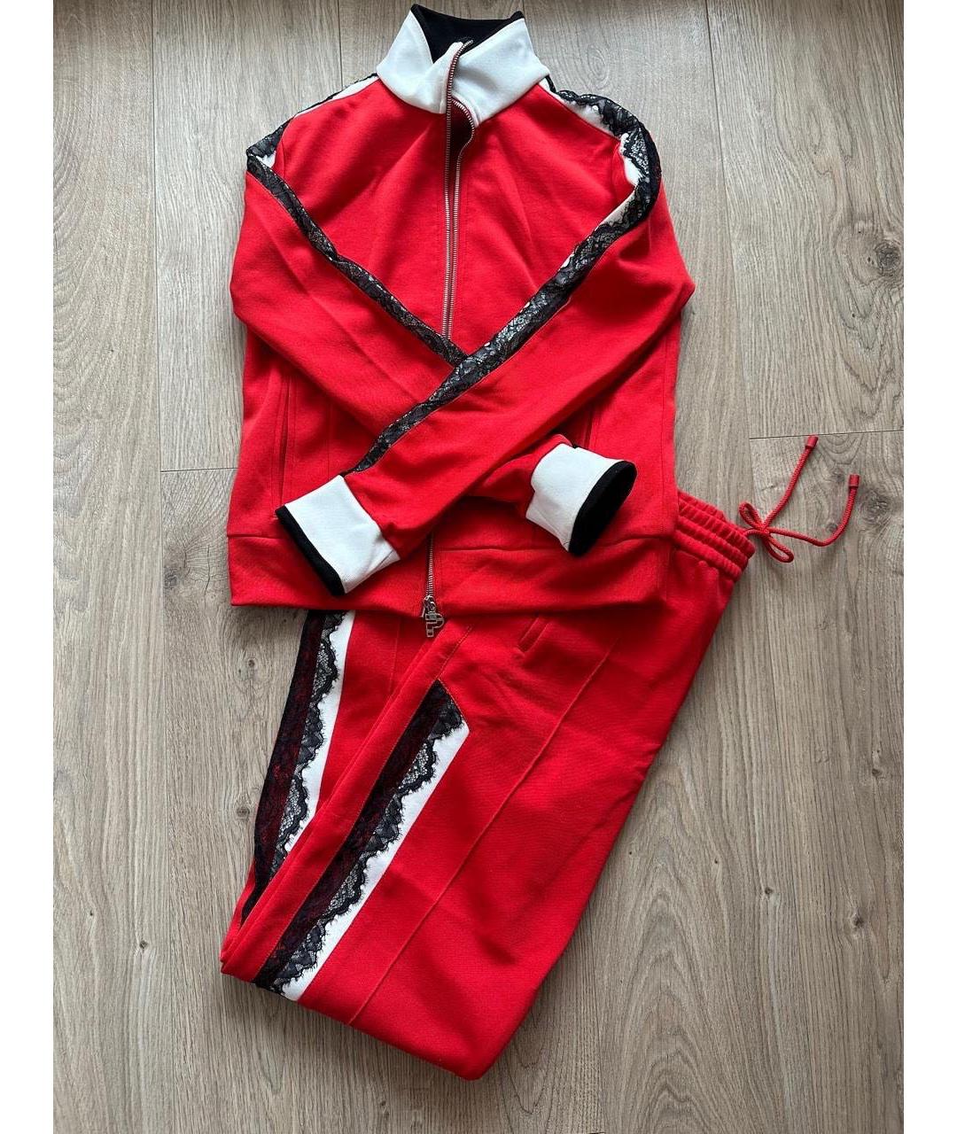 PINKO Красный хлопковый костюм с брюками, фото 5