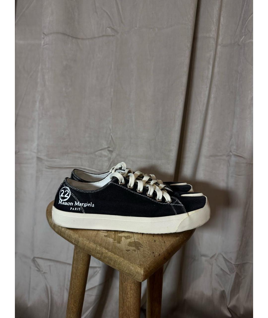 MAISON MARGIELA Черные кеды, фото 5