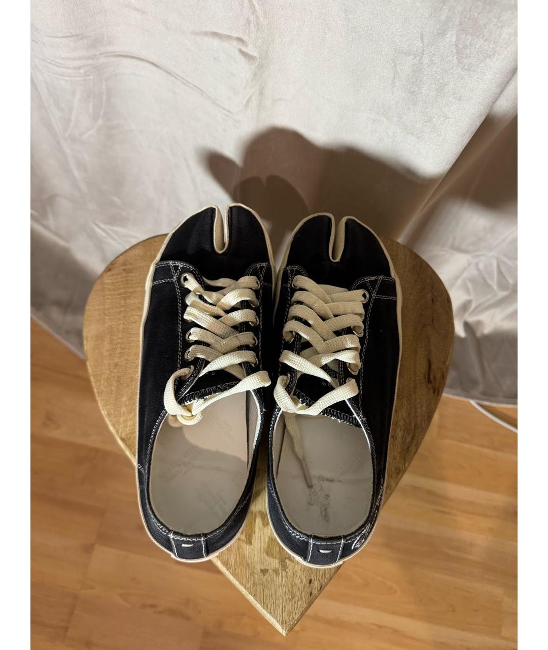 MAISON MARGIELA Черные кеды, фото 3