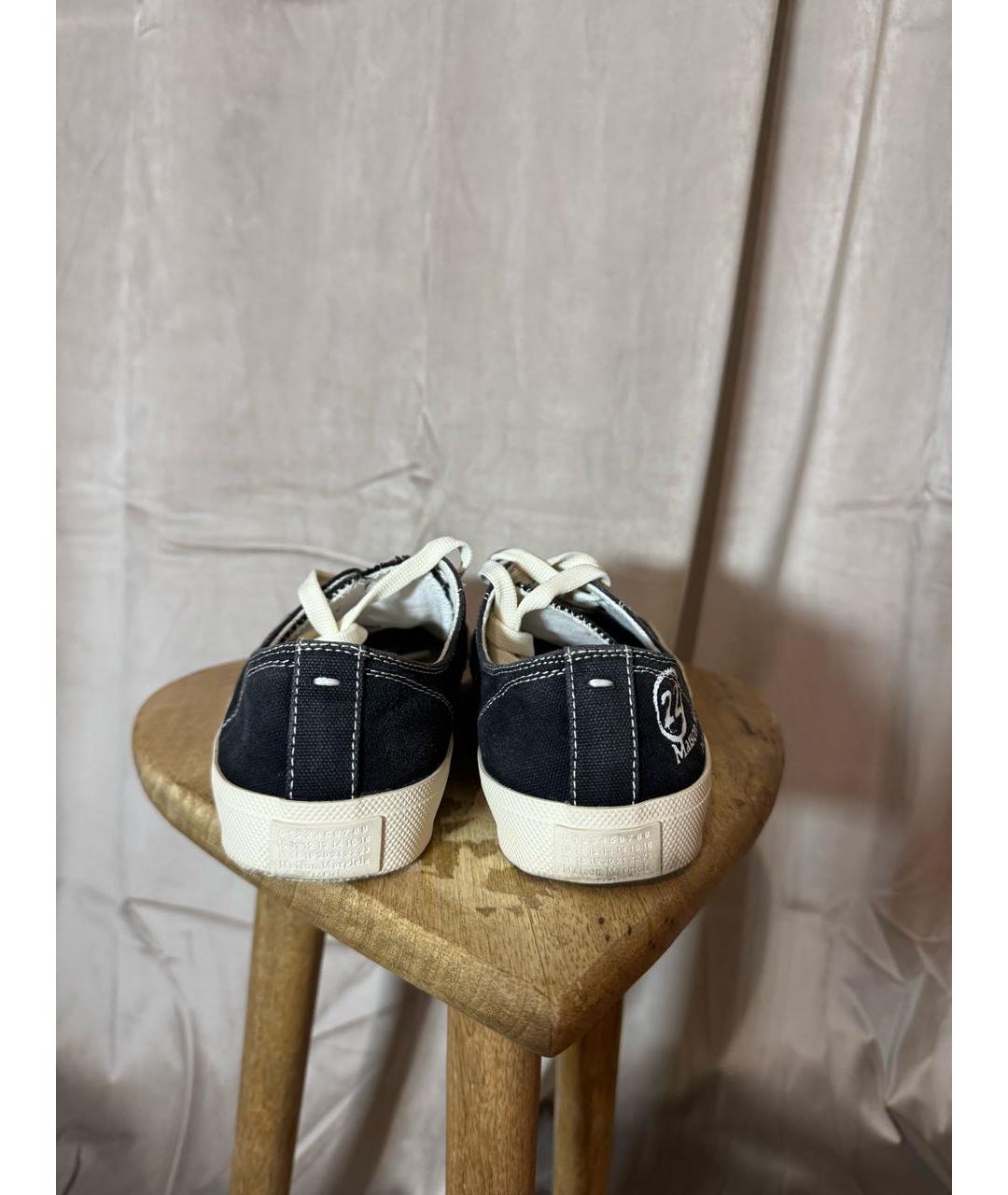 MAISON MARGIELA Черные кеды, фото 2