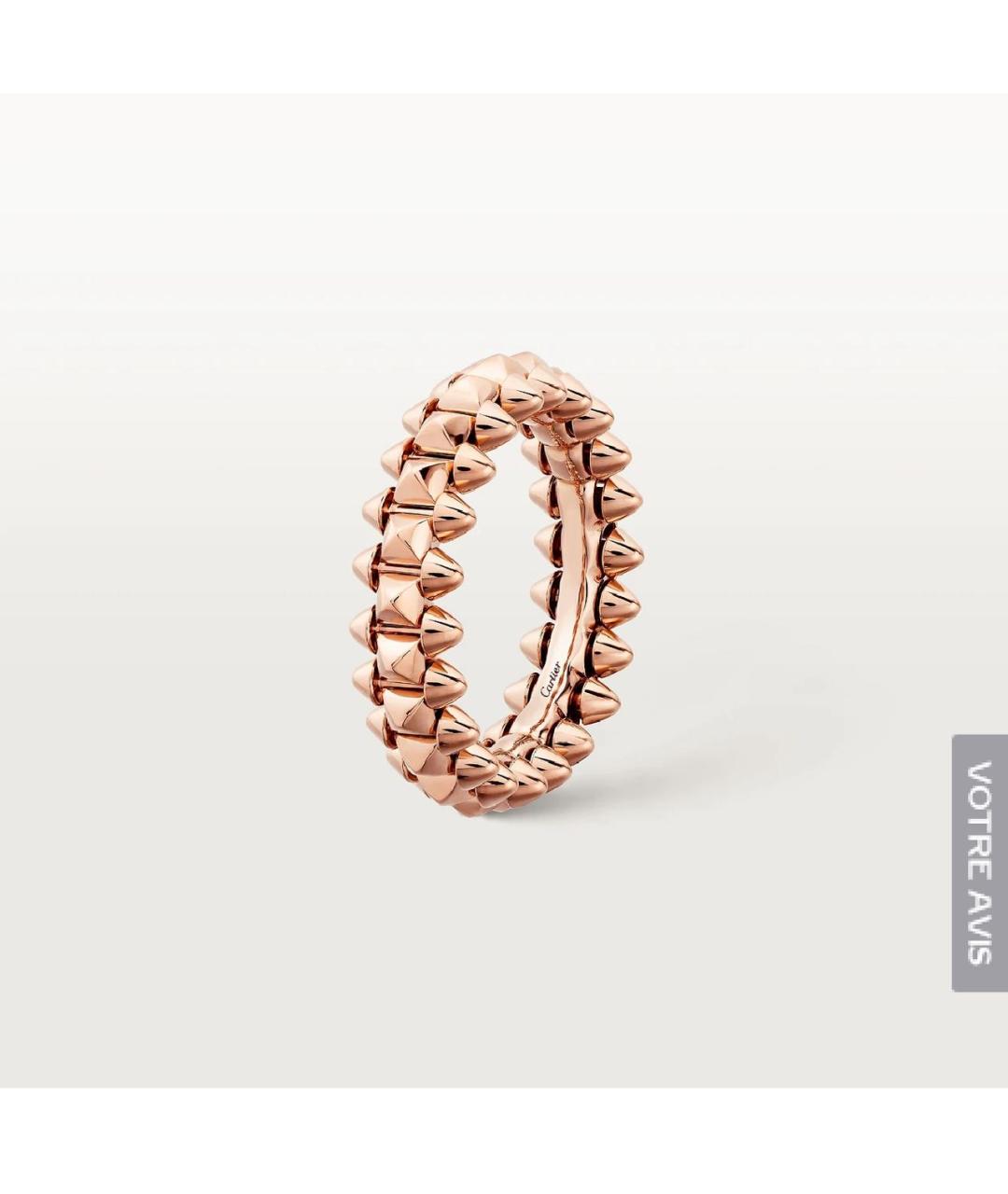 CARTIER Золотое кольцо из розового золота, фото 9