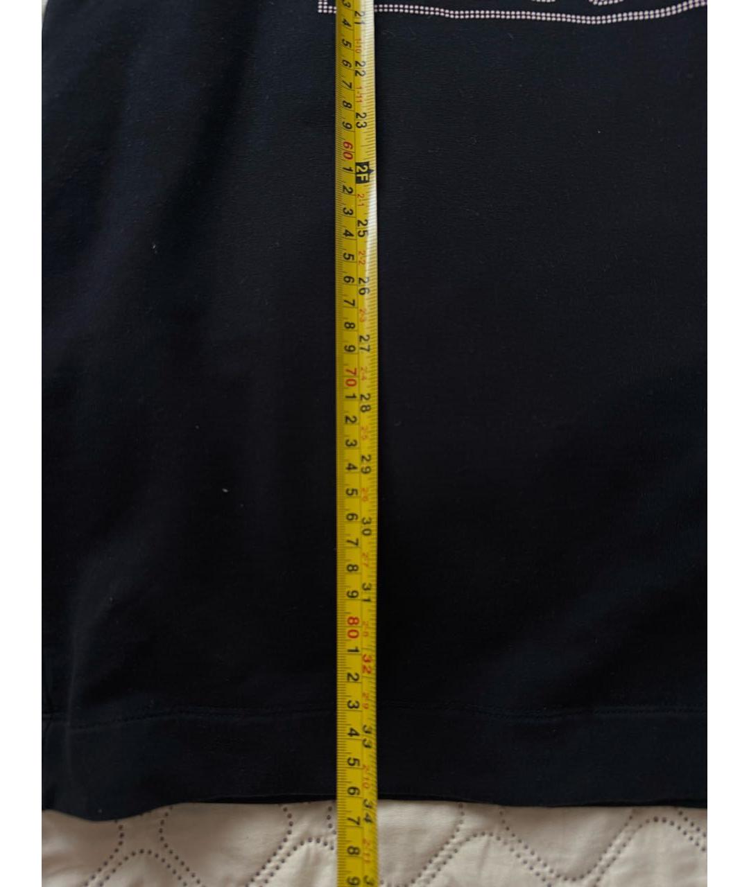MOSCHINO Черное хлопковое повседневное платье, фото 5