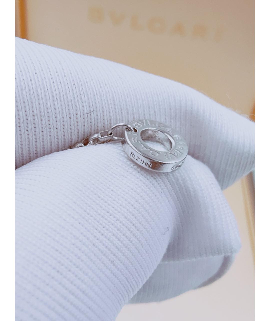 BVLGARI Серебряное колье из белого золота, фото 7