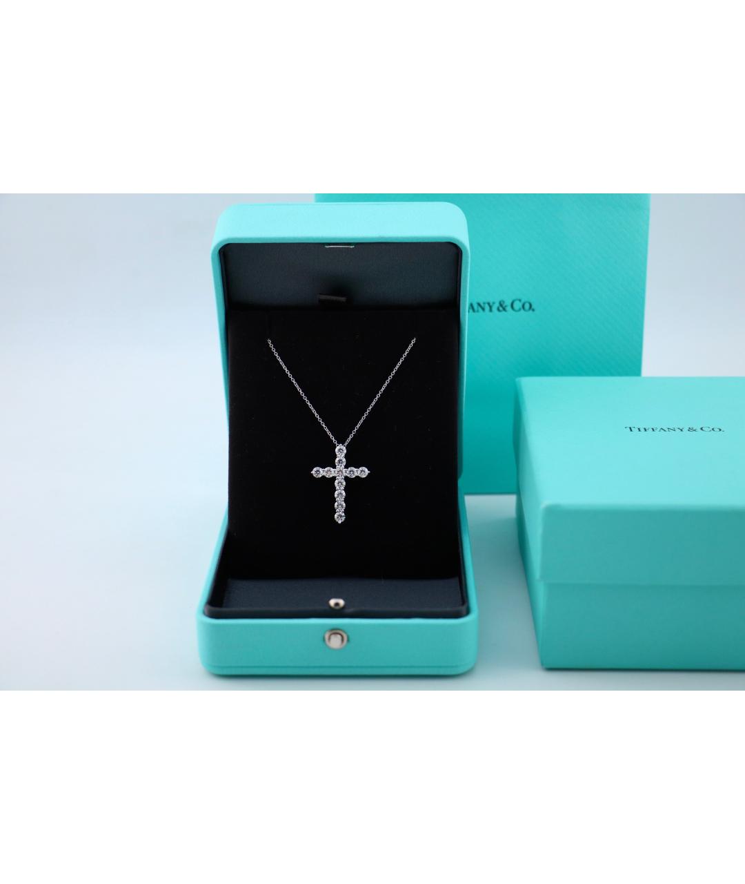 TIFFANY&CO Серебряное платиновое колье, фото 2