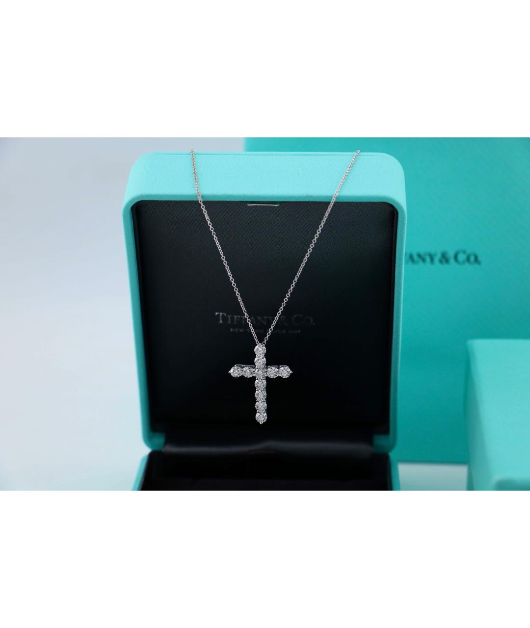 TIFFANY&CO Серебряное платиновое колье, фото 5