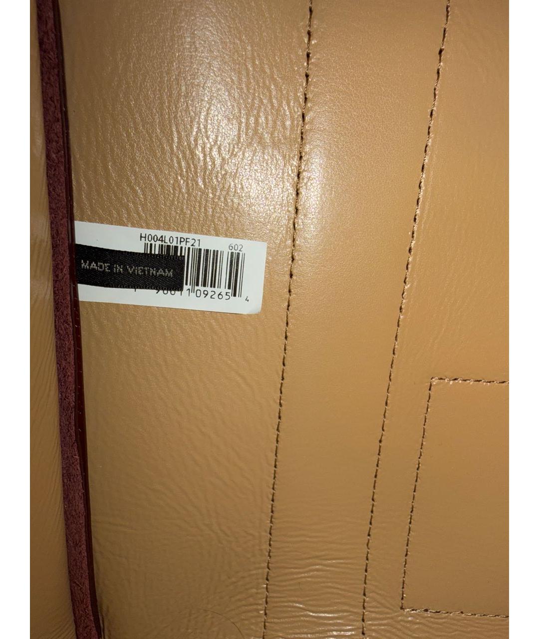 MARC JACOBS Бордовая кожаная сумка тоут, фото 6