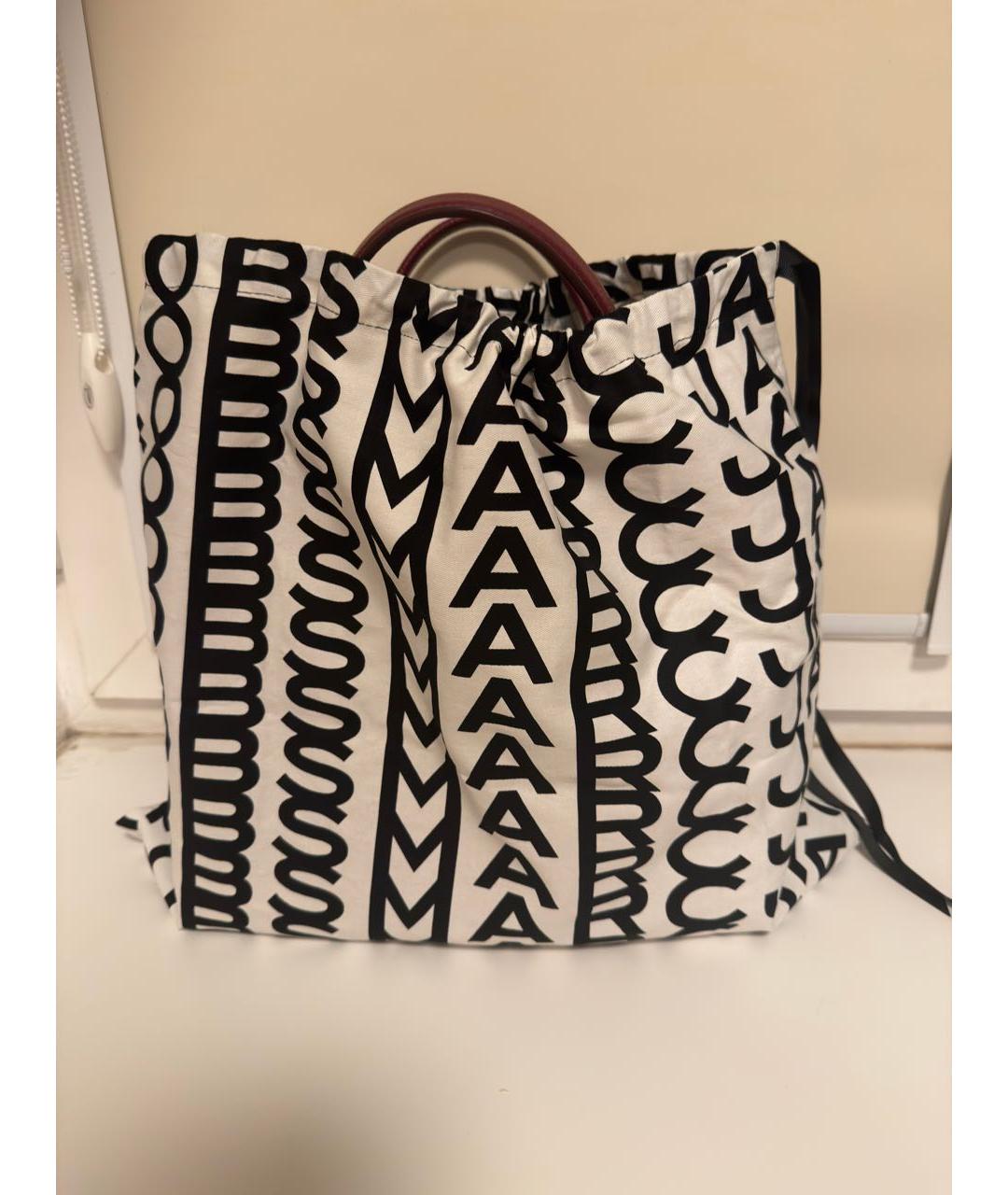 MARC JACOBS Бордовая кожаная сумка тоут, фото 4