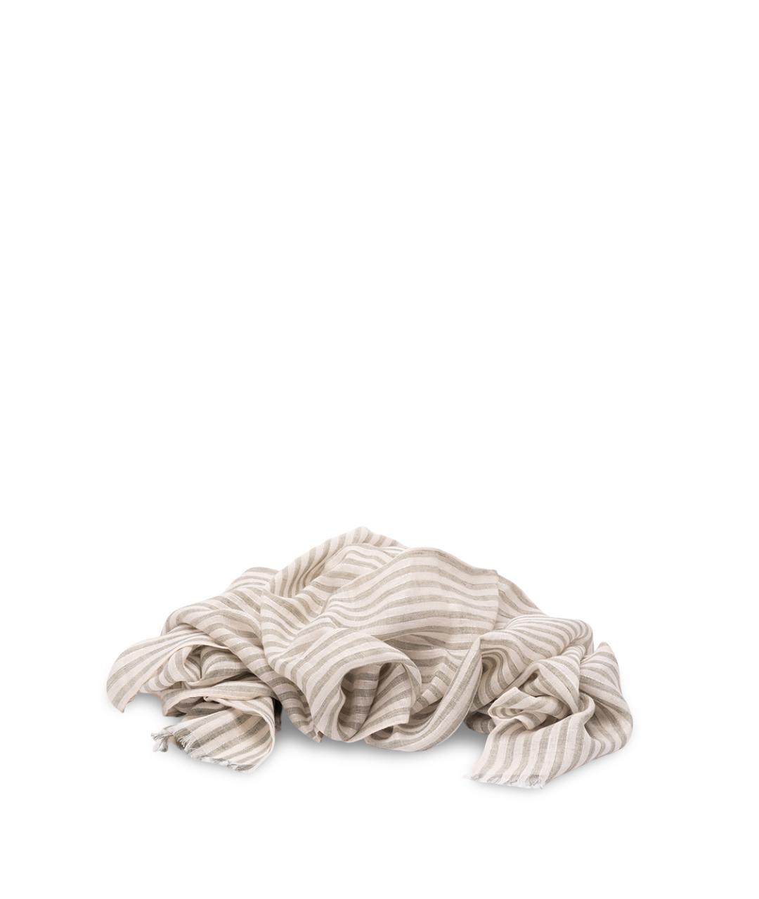 BRUNELLO CUCINELLI Мульти льняной шарф, фото 1