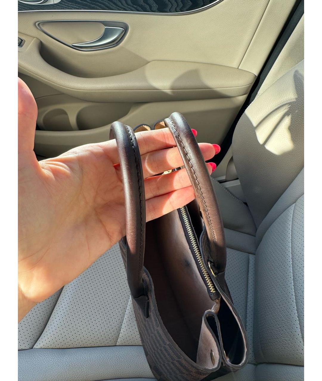 LOUIS VUITTON Коричневая сумка через плечо, фото 4