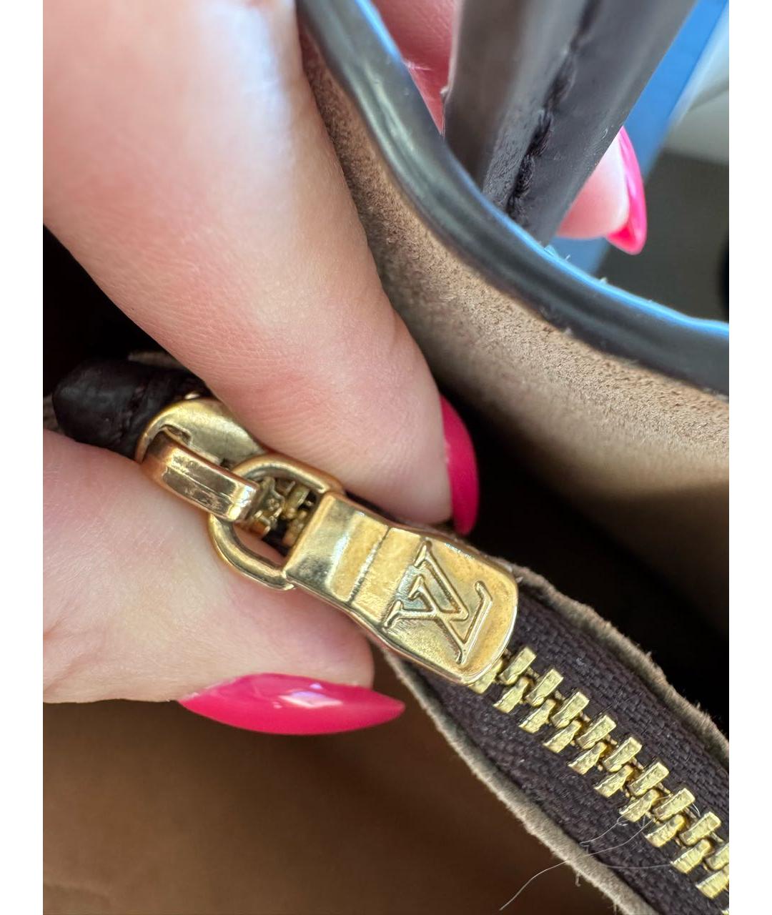 LOUIS VUITTON Коричневая сумка через плечо, фото 8