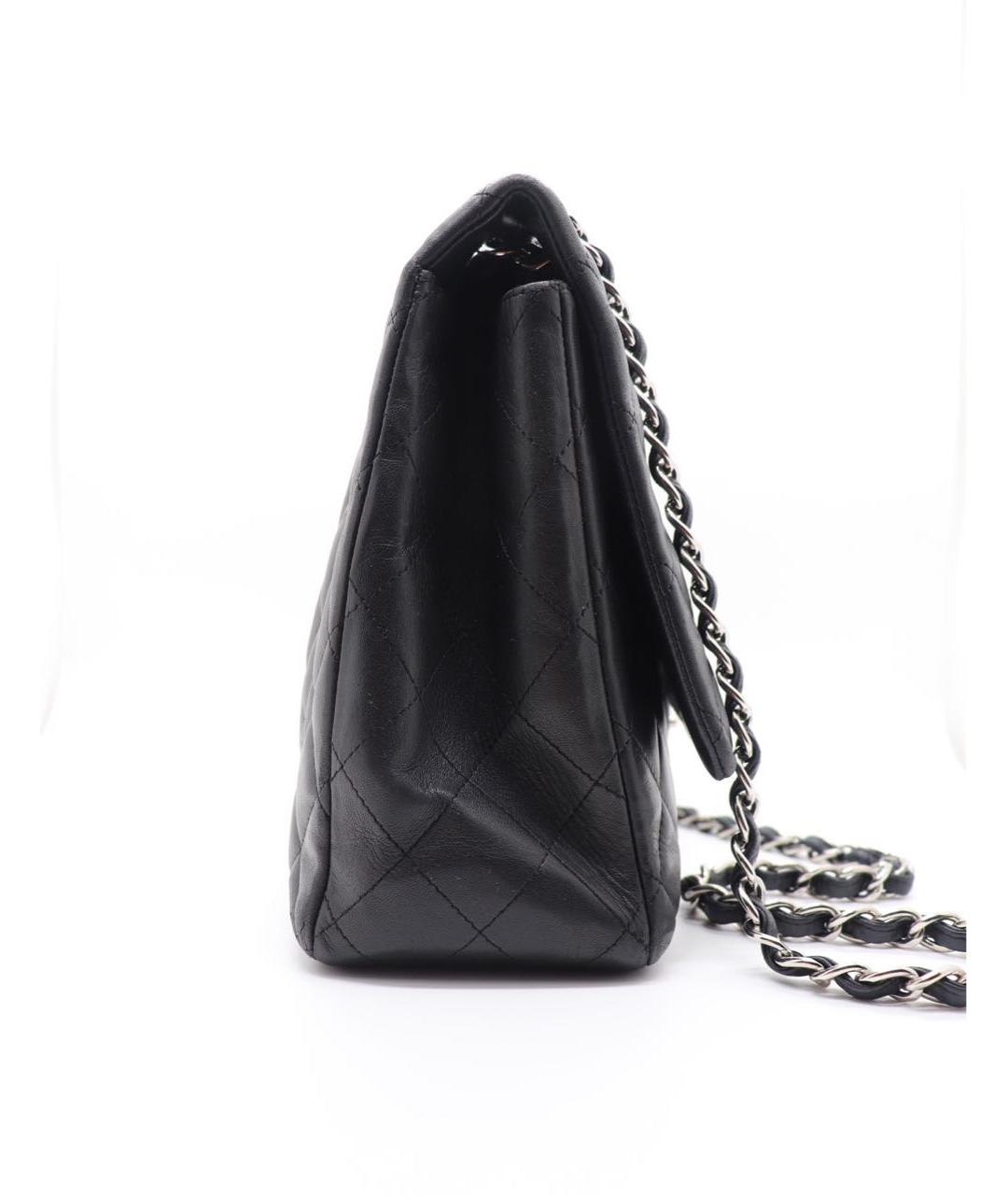 CHANEL Черная кожаная сумка через плечо, фото 2