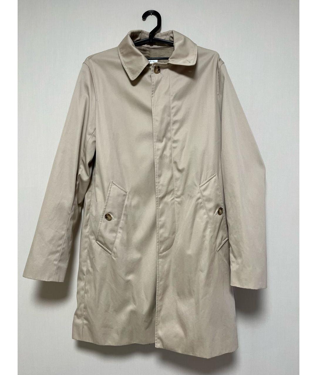 SANDRO Бежевый хлопковый тренч / плащ, фото 7