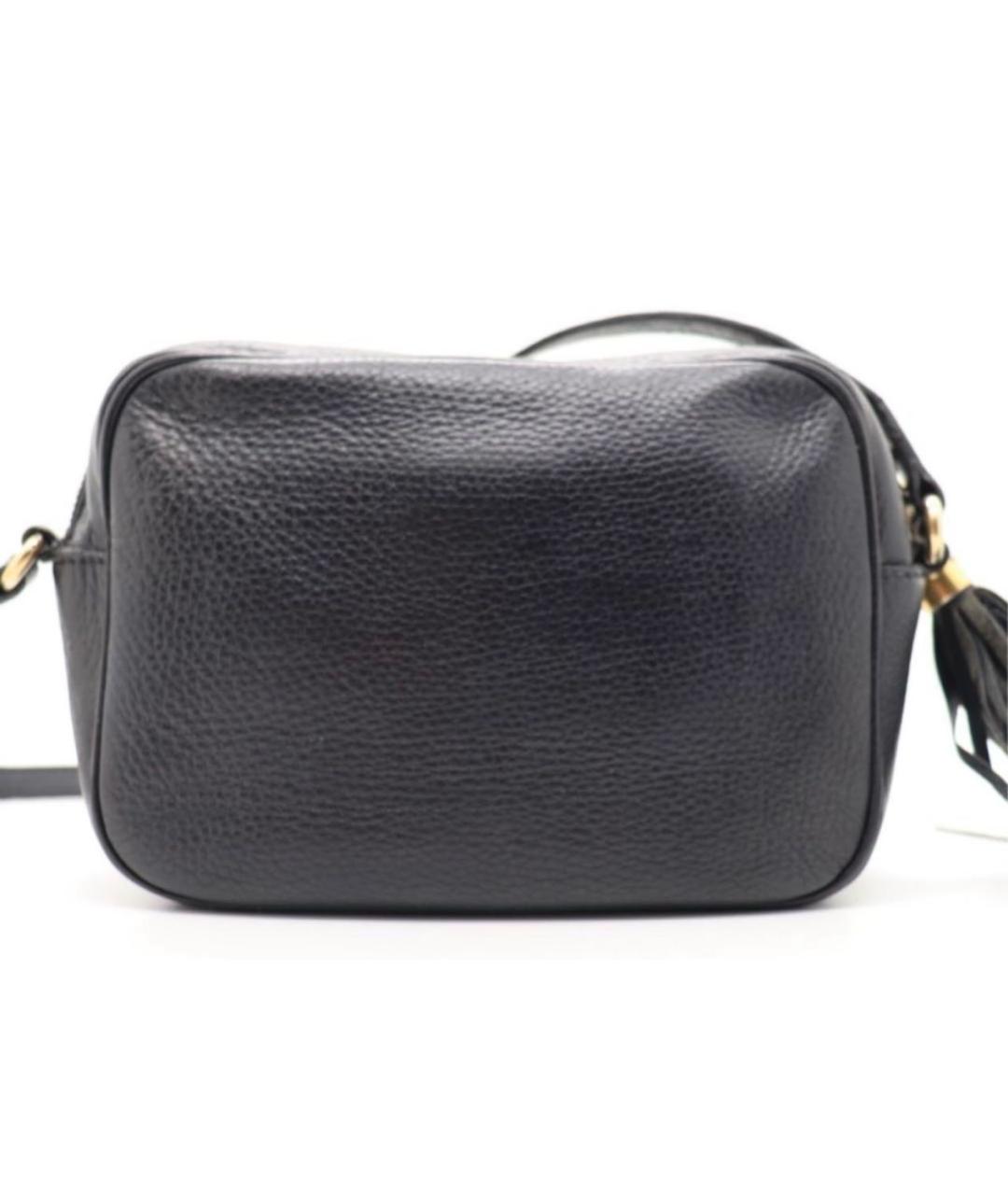 GUCCI Темно-синяя кожаная сумка через плечо, фото 3