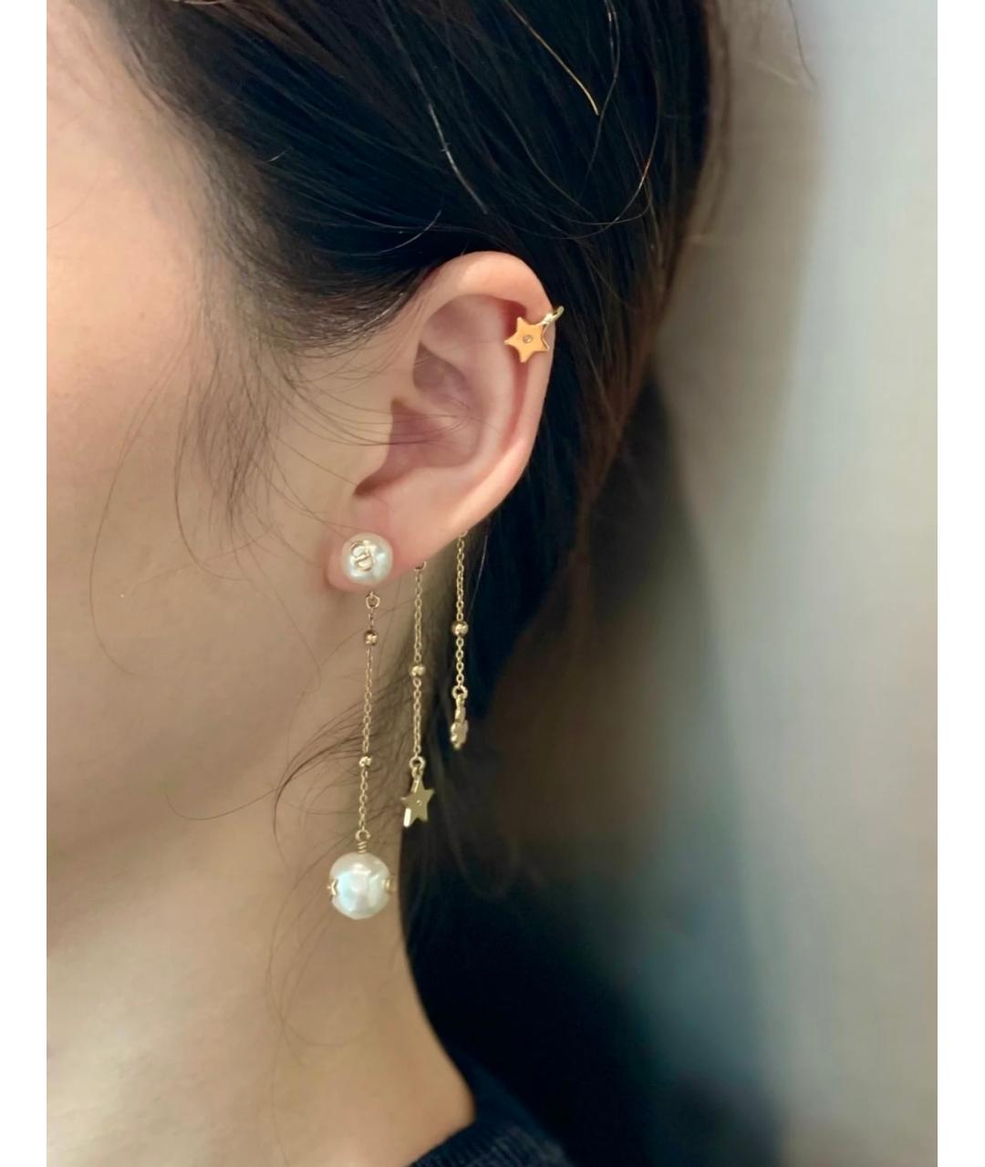 CHRISTIAN DIOR Золотые серьги, фото 9