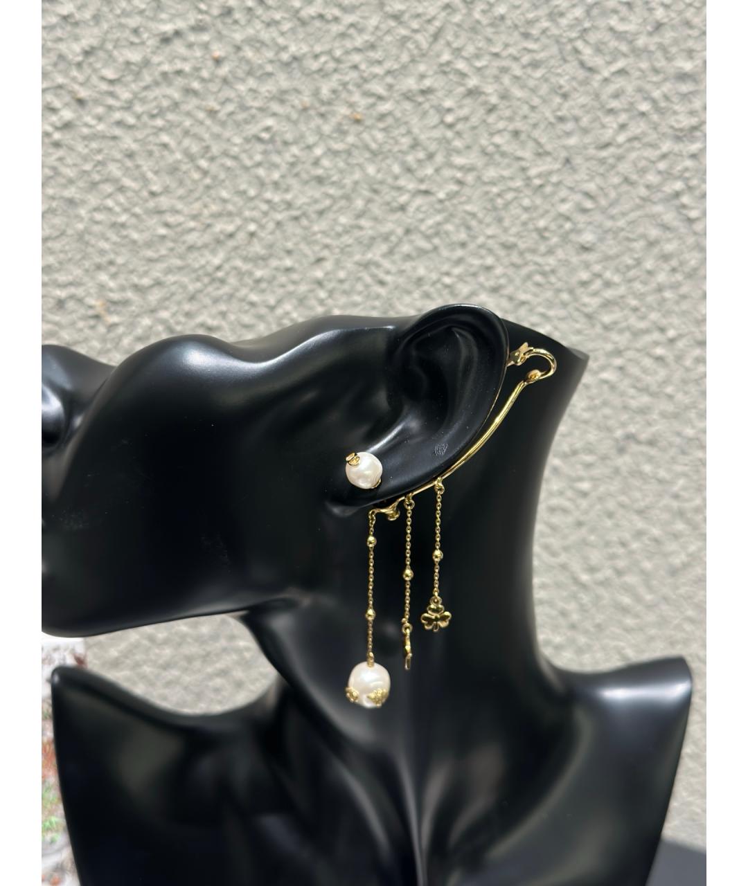 CHRISTIAN DIOR Золотые серьги, фото 6