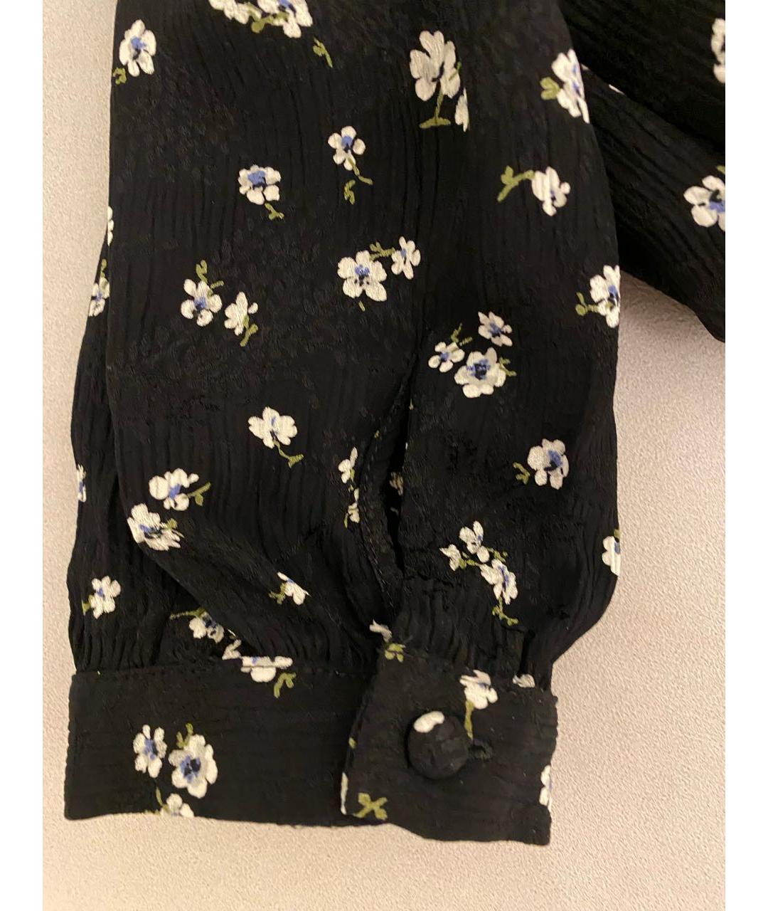 Sezane Черная вискозная блузы, фото 6