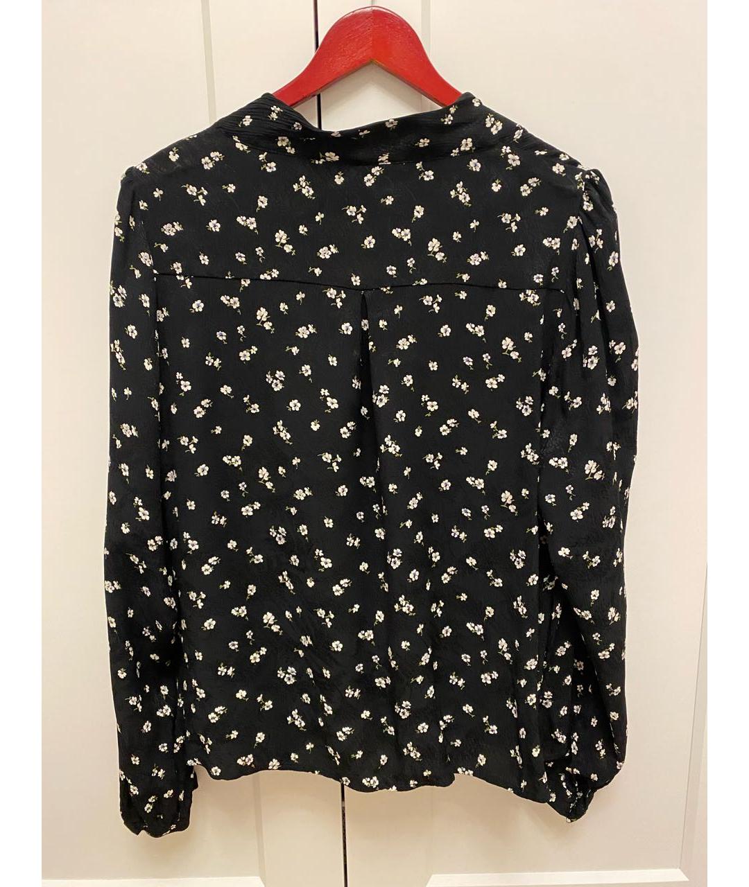 Sezane Черная вискозная блузы, фото 2