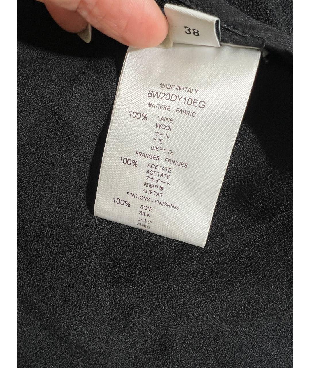 GIVENCHY Черное шерстяное коктейльное платье, фото 6