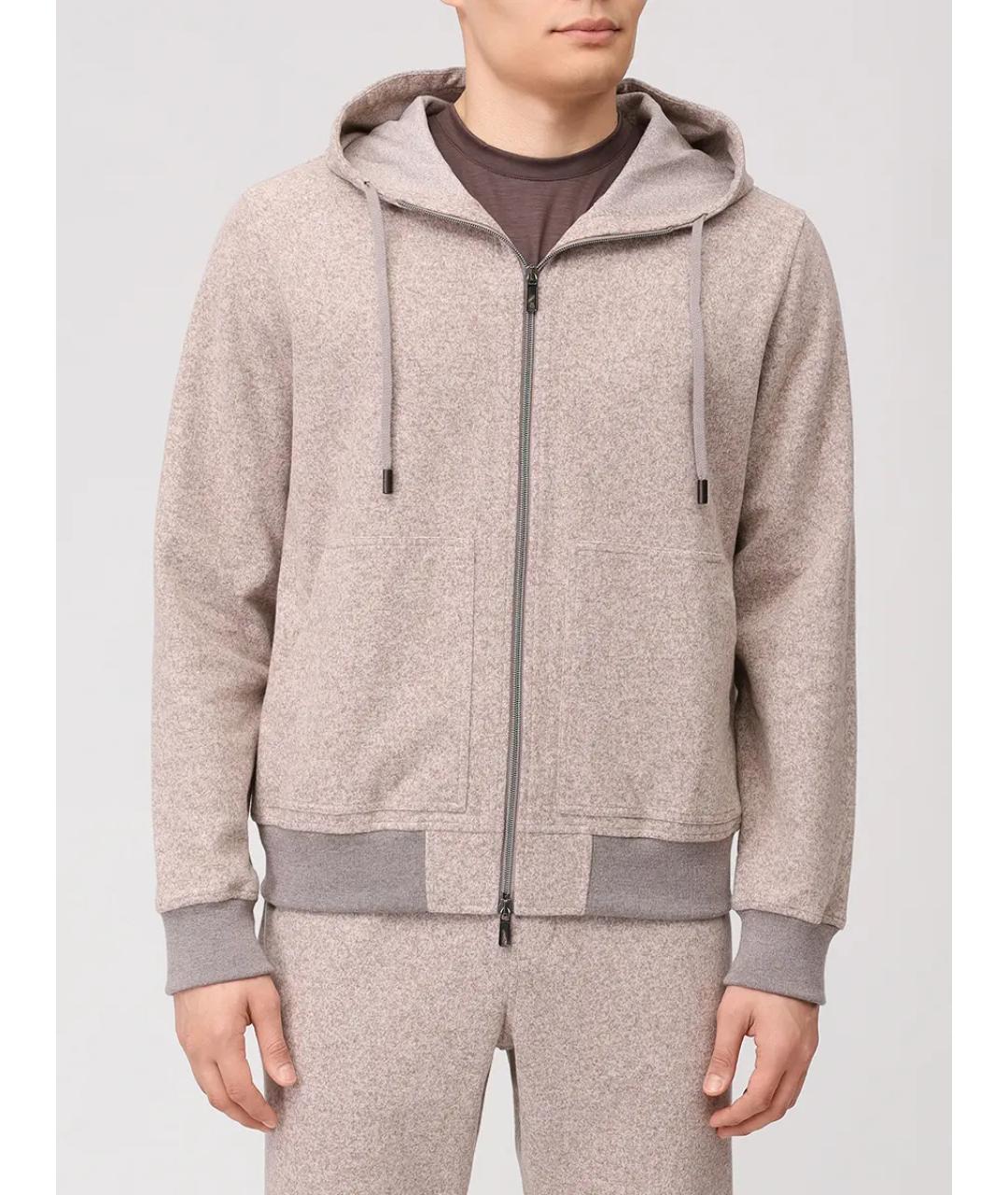 CAPOBIANCO Бежевый повседневный костюм, фото 4