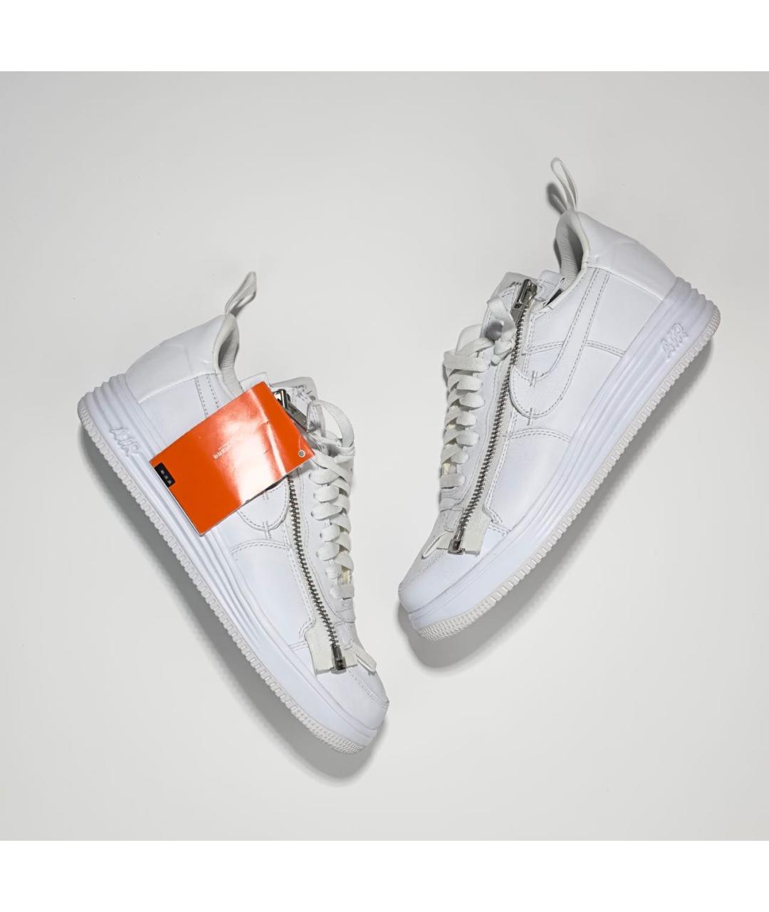 ACRONYM® Белые кожаные низкие кроссовки / кеды, фото 7