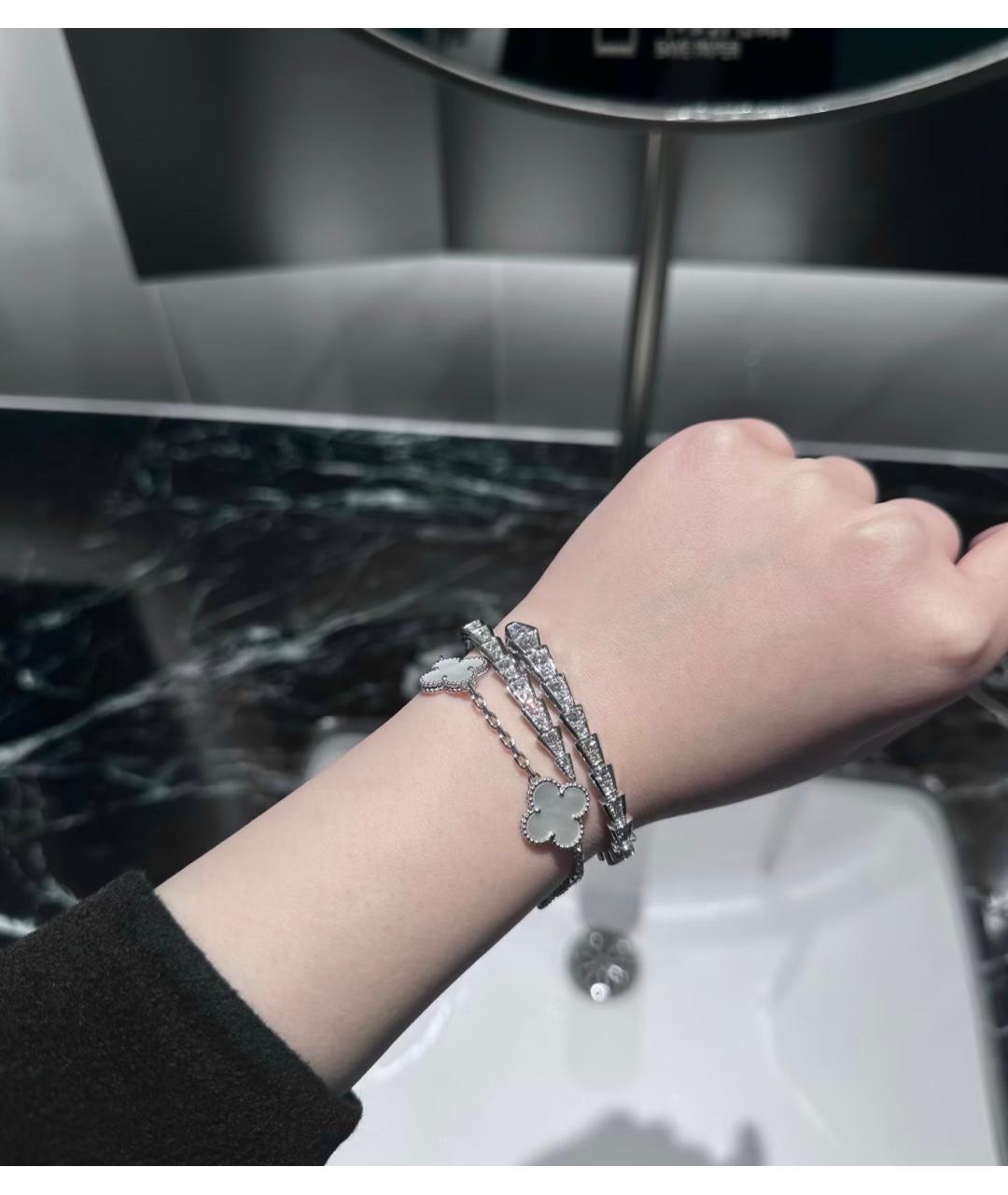 BVLGARI Серебрянный браслет из белого золота, фото 6