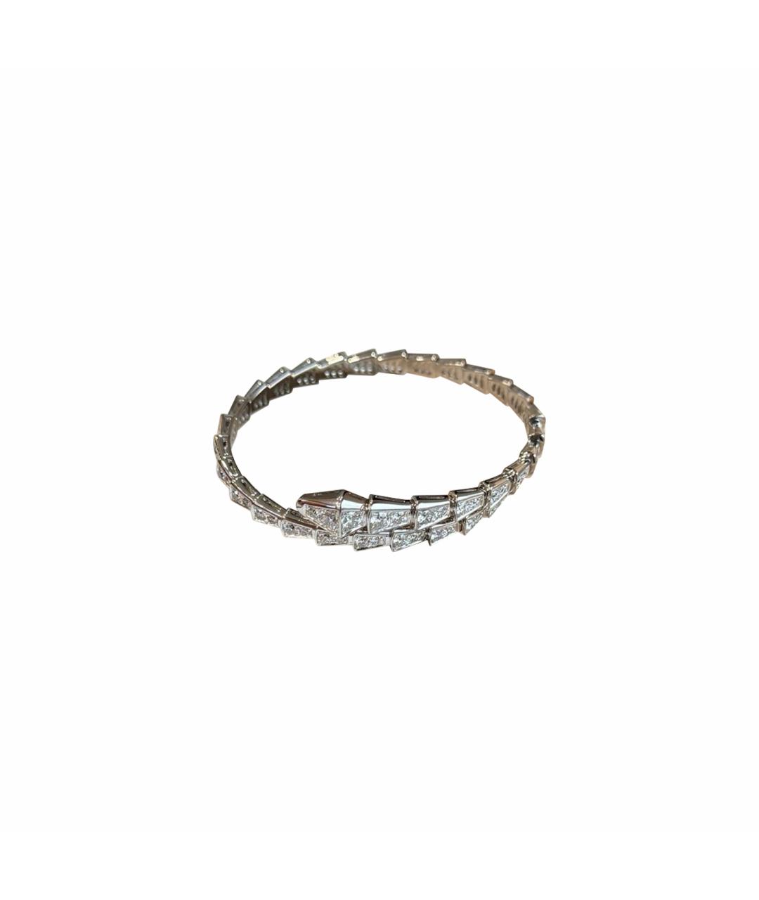 BVLGARI Серебрянный браслет из белого золота, фото 1